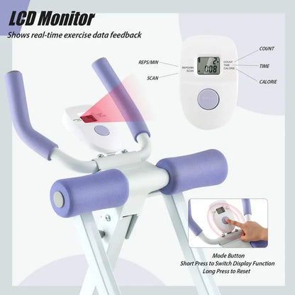 Foldable Abdominal Core Trainer for Targeted Strength Training