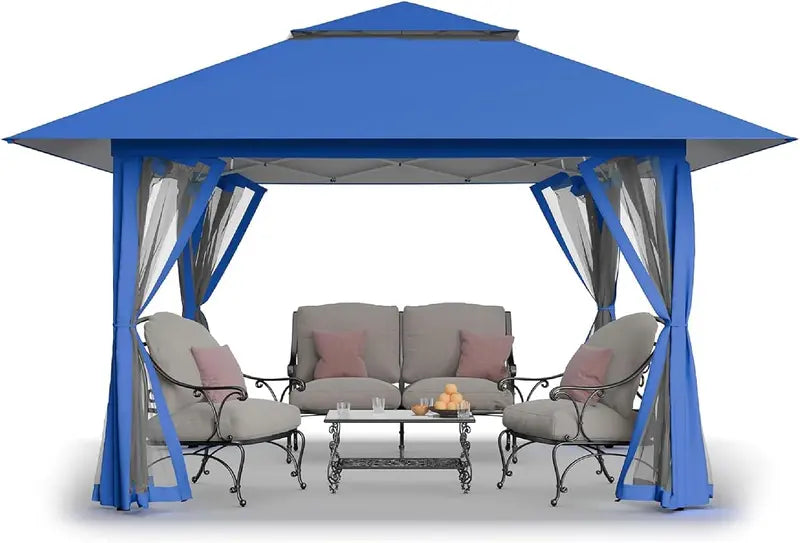 CROWN SHADES 13x13ft Pop-Up Gazebo Canopy — Clearance Sale Model