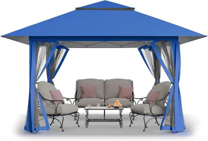 CROWN SHADES 13x13ft Pop-Up Gazebo Canopy — Clearance Sale Model