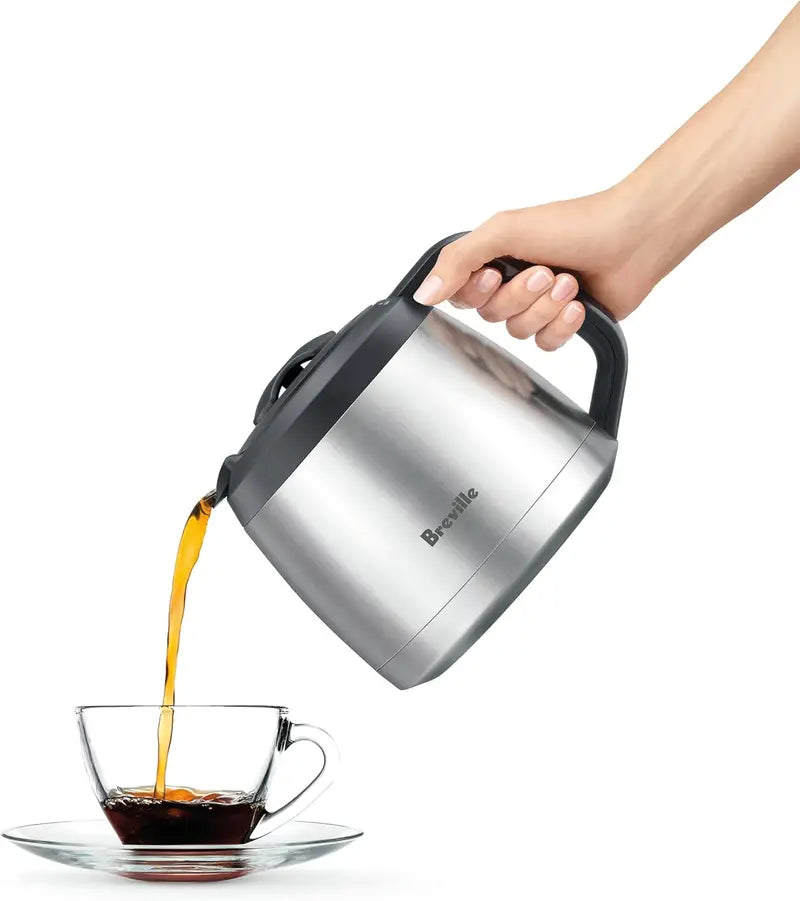Breville BDC650BSS Grind Control Coffee Maker  Integrated Burr Grinder, Thermal Carafe, Brushed Stainless Steel