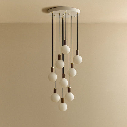 Nine Pendant in Walnut + Sphere IV