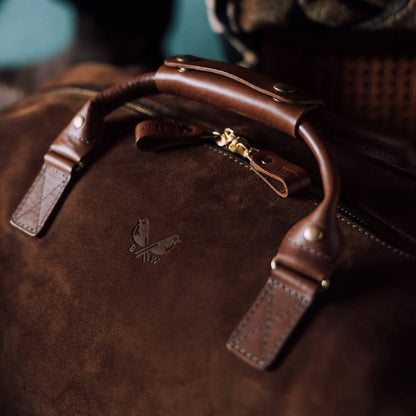 Suede Weekender - Tobacco Brown
