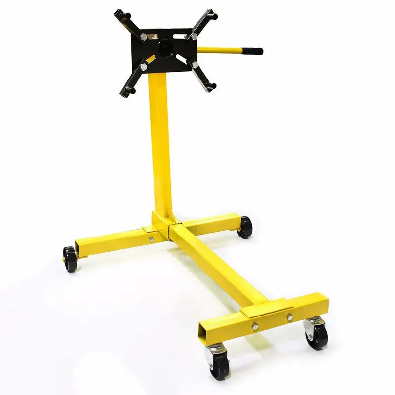 Professional 1000 lb Rotating Engine Stand Hoist  4-Leg Automotive Lift
