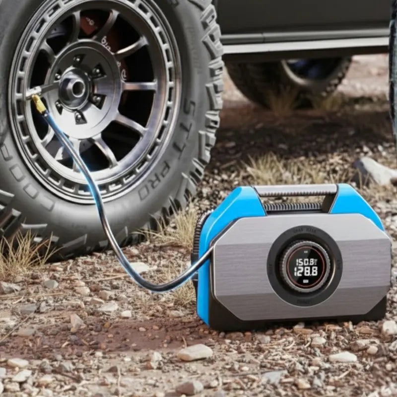 High-Performance Dual-Cylinder Cordless Tire Inflator — Up to 160 PSI