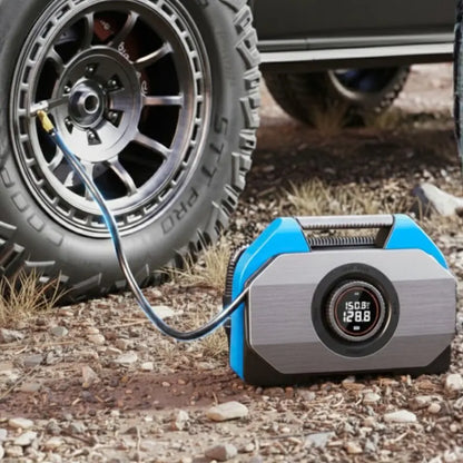 High-Performance Dual-Cylinder Cordless Tire Inflator — Up to 160 PSI