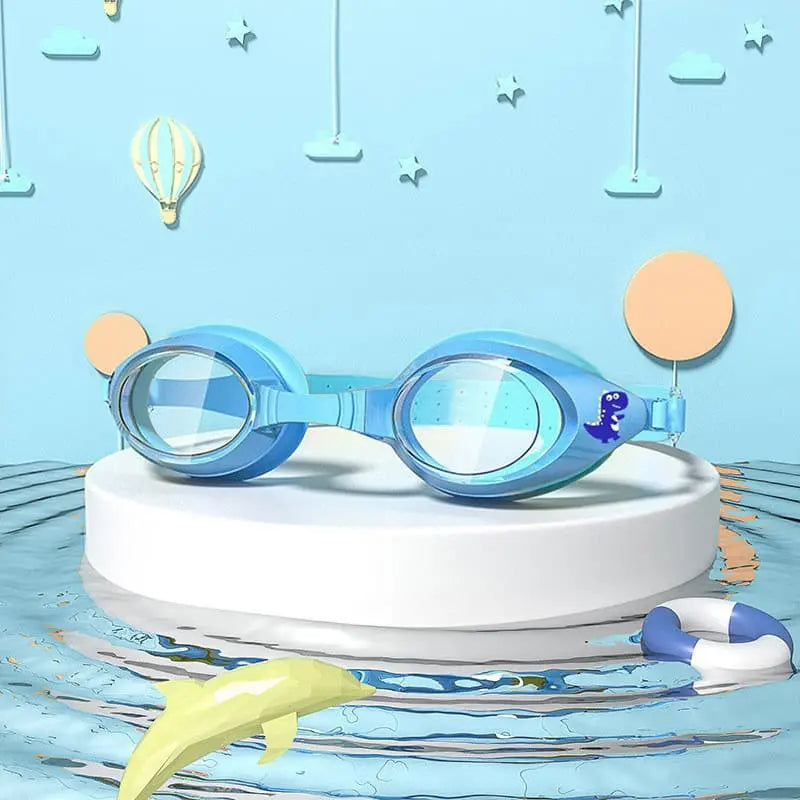 Children’s Waterproof Swim Goggles  Anti-Fog, Comfort-Fit Training Eyewear for Beginners