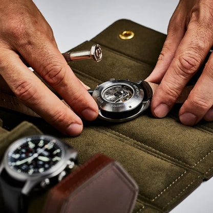Triple Watch Roll - Brown