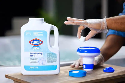 Clorox Pool & Spa Low-Odor Bromine Tablets, 5LB  Restores Water Clarity & Sanitizes Effectively