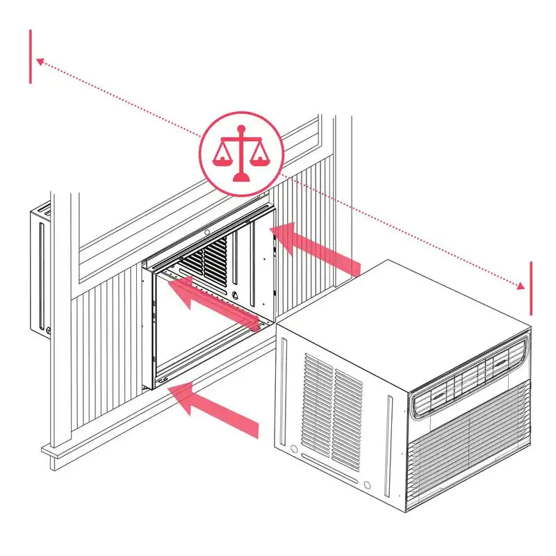 2025 Frigidaire 25,000 BTU Smart Window Air Conditioner  Slide-Out Chassis Design