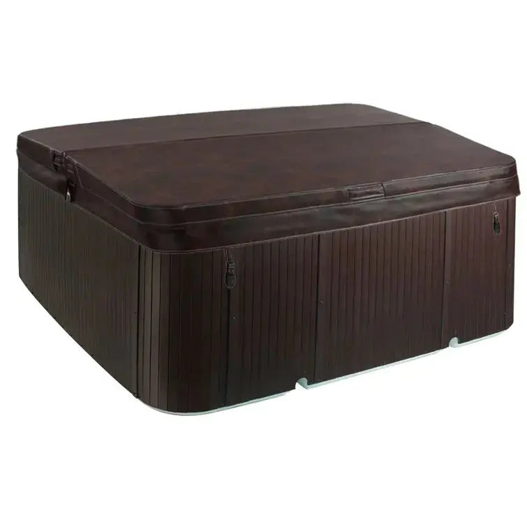 Lifesmart 7-Person Espresso Hot Tub with 22 Jets, Ozonator, and 110V Convenience