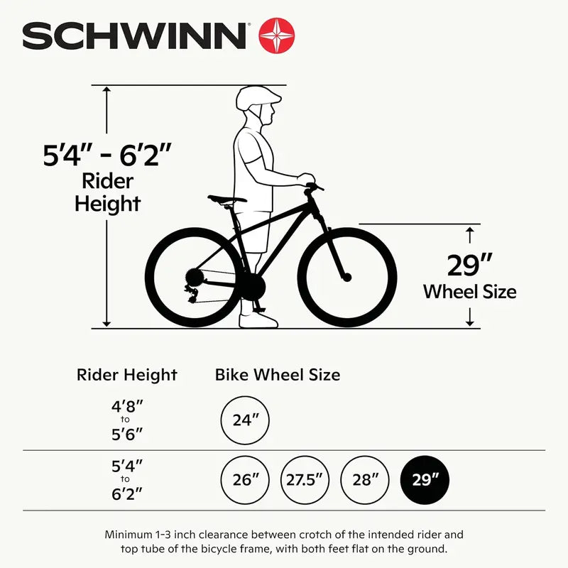Schwinn Traxion Full-Suspension Mountain Bike  29-Inch Wheels, Versatile Off-Road Performance