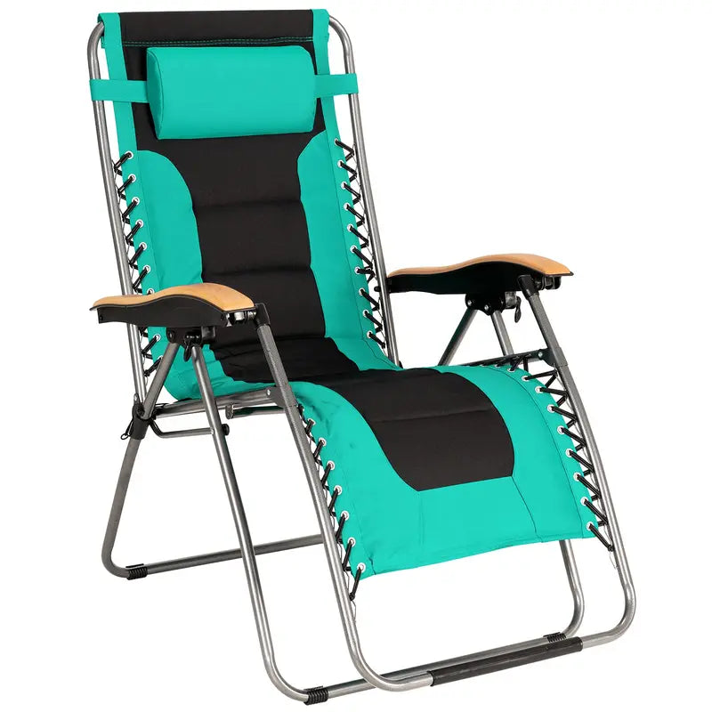 Zero Gravity Reclining Lounge Chair  Compact Foldable Design for Relaxation