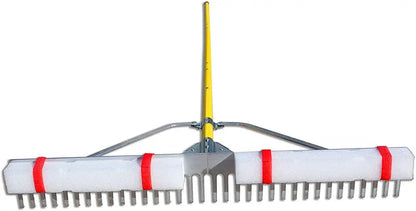 Jenlis WRZRK18 Collapsible Aluminum Lake & Landscape Weed Rake  102 x 7 x 5 x 36 in.