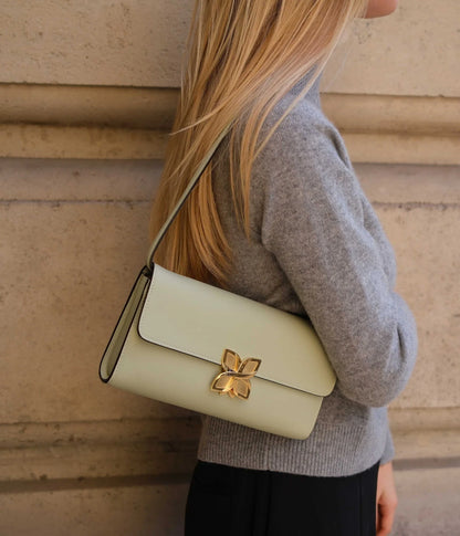 Hortensia Clutch | Vert d'Eau
