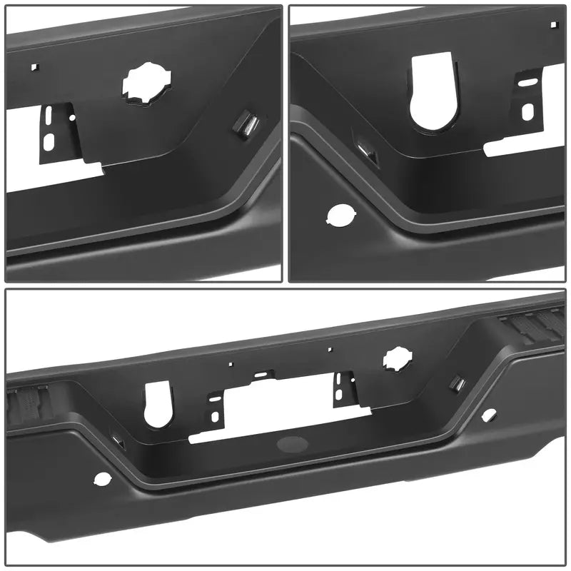 Chevrolet/GMC Silverado & Sierra 1500 Rear Bumper  Exhaust Cutouts + Parking Sensor Holes (20192023)