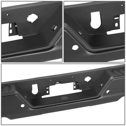 Chevrolet/GMC Silverado & Sierra 1500 Rear Bumper  Exhaust Cutouts + Parking Sensor Holes (20192023)