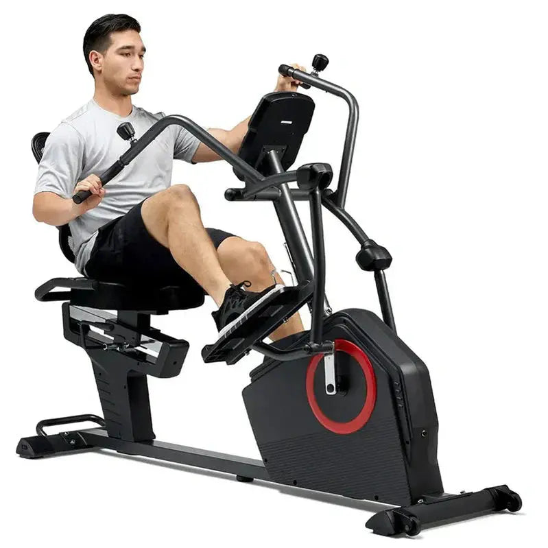 SF-RBE4886SMART Smart Recumbent Elliptical  Bluetooth-Enabled Fitness Bike with 16 Resistance Levels and App Integration