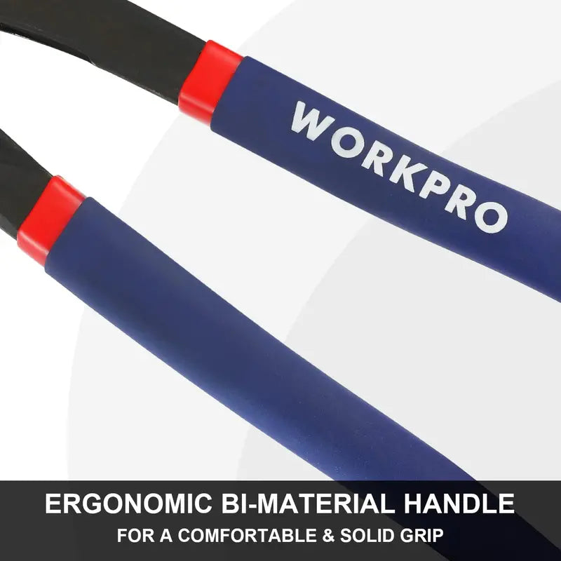 WORKPRO Groove Joint Pliers  Ergonomic Comfort-Grip Design for Precision Tasks