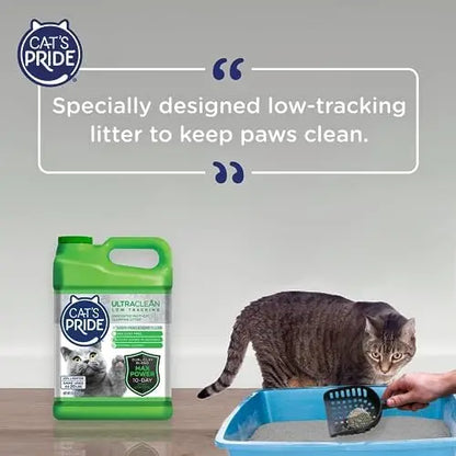 Cat’s Pride Max Power: UltraClean Low-Tracking Clumping Litter  99% Dust-Free, Unscented, 15 lbs  10 Days Odor Control
