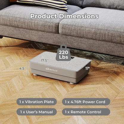 Advanced Vibration Training Machine  Gravity-Sensing Platform with Wireless Remote Operation