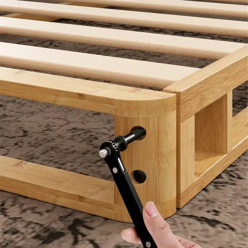 ZINUS Priage 4-Inch Bamboo Box Spring  Eco-Friendly Foundation for Mattresses