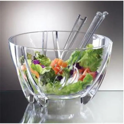 Prodyne Illusions Salad Bowl Servers 6Qt Shatterproof  SB3C
