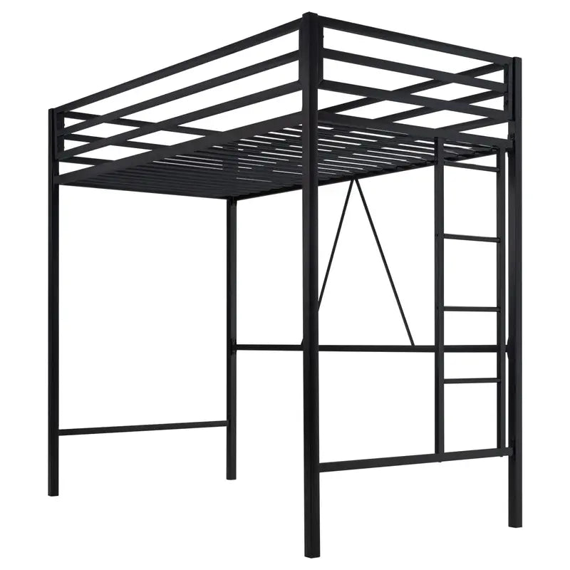 SHA CERLIN Twin Loft Bed  Space-Saving, Heavy-Duty Elevated Frame for Kids¡¯ Rooms &amp; Dorms