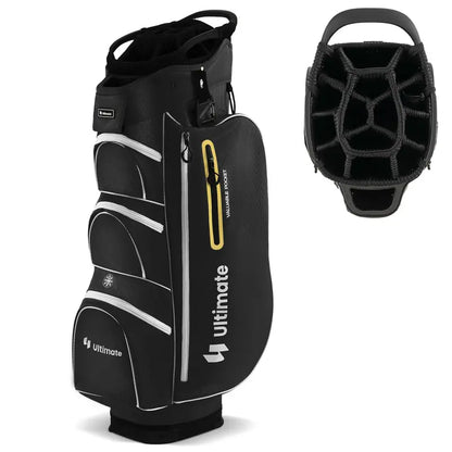 15-Way Golf Cart Bag with Full-Length Club Dividers