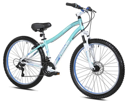 Genesis Whirlwind 26-Inch Teal Women’s Mountain Bike  Lightweight Aluminum Frame
