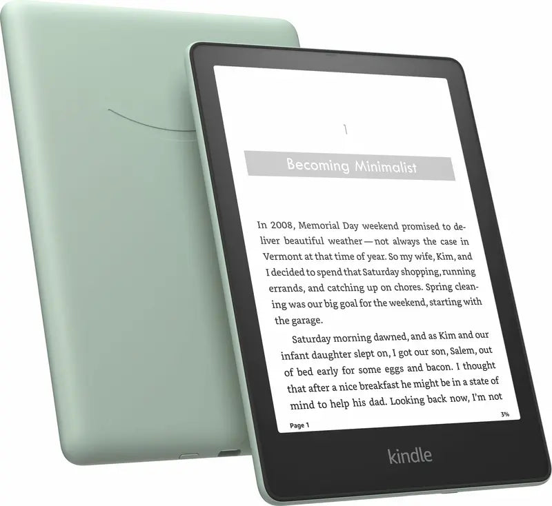 Amazon Kindle Paperwhite Signature Edition, 32GB, 2023, Agave Green  eReader