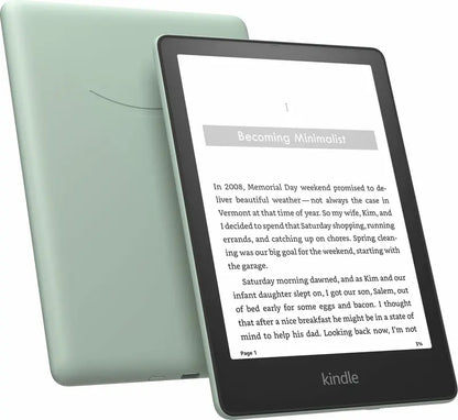 Amazon Kindle Paperwhite Signature Edition, 32GB, 2023, Agave Green  eReader