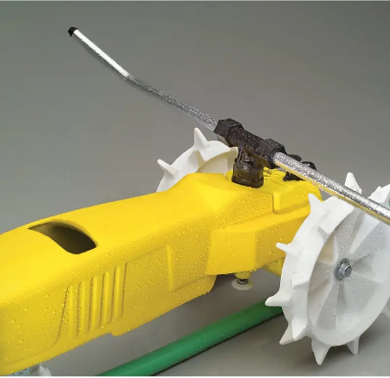 Nelson Traveling Sprinkler RainTrain 13,500 Square Feet Yellow 818653-1001