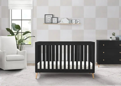 Essex 4-in-1 Convertible Crib  Includes Toddler Bed Conversion Kit & Mattress