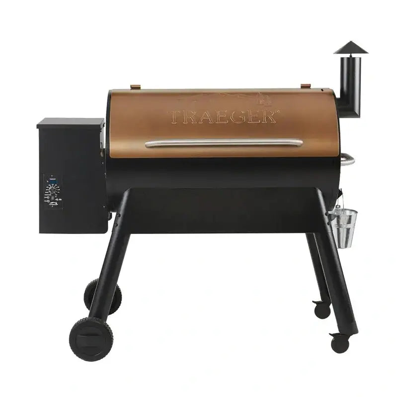 Pro Series 34-Inch Bronze Pellet Grill Featuring Extended Cooking Capacity