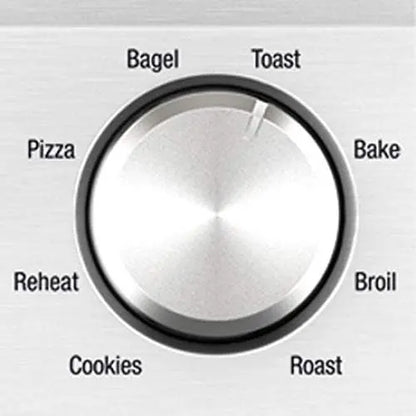 Breville Mini Smart Oven BOV450XL  Small Portable Toaster Oven, Brushed Stainless Steel
