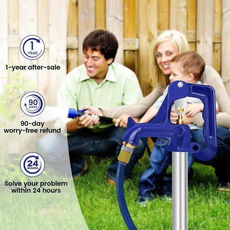 Ebusin 3-Foot Freeze-Resistant Frost-Proof Yard Hydrant for Outdoor Water Access
