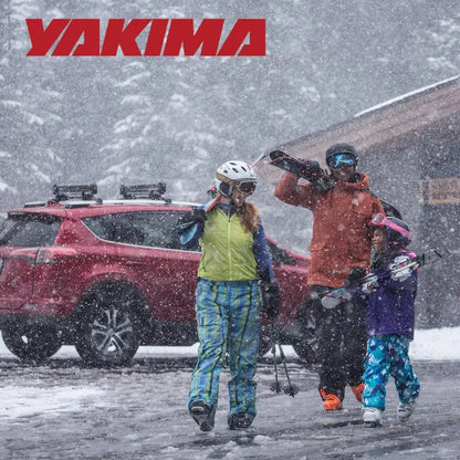 Yakima PowderHound Roof-Mount Ski & Snowboard Carrier  Holds 6 Skis or 4 Boards, Quiet Ride Design