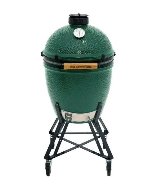 New Big Green Egg Kamado Grill  Complete Setup with Fresh Accessories and Warranty