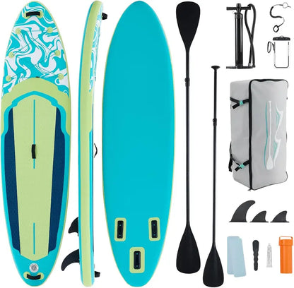 All-Level Inflatable Stand-Up Paddle Board  Lightweight, Portable & Beginner-Friendly