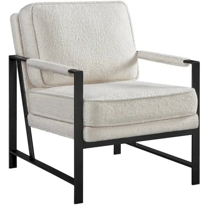 Yaheetech Retro Faux Leather Accent Lounge Chair  Vintage-Inspired Upholstered Seating