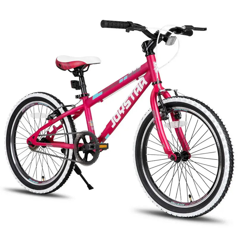 JOYSTAR Lubbock Kids’ Mountain Bike  20″ or 24″ Single-Speed Hardtail