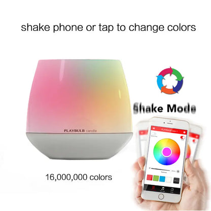 MIPOW PLAYBULB Smart LED Candle Bulb, Dimmable Multi-Color RGB with Bluetooth Control, Ideal for Home Lighting