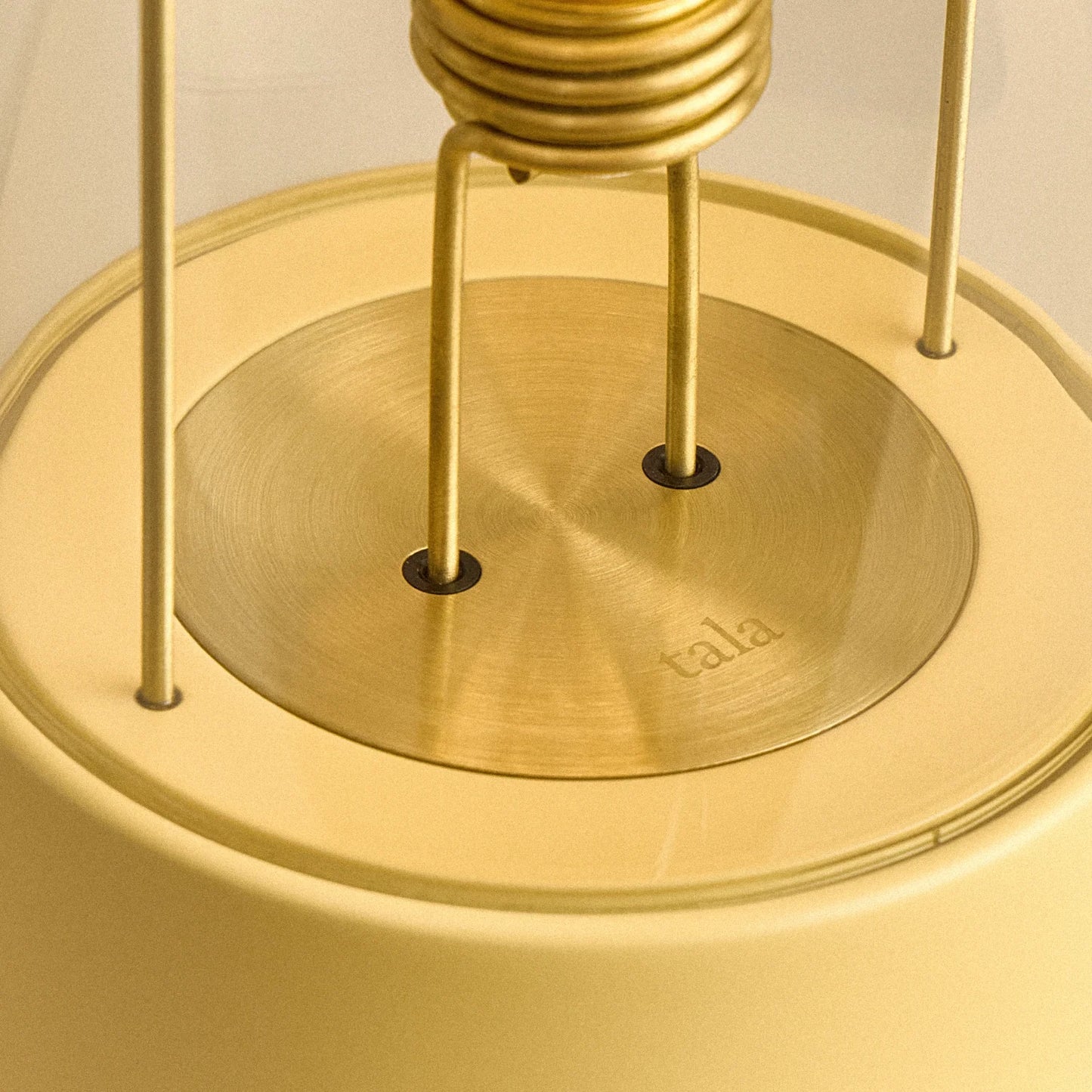 The Muse 2.0 Portable Lamp in Posset Yellow