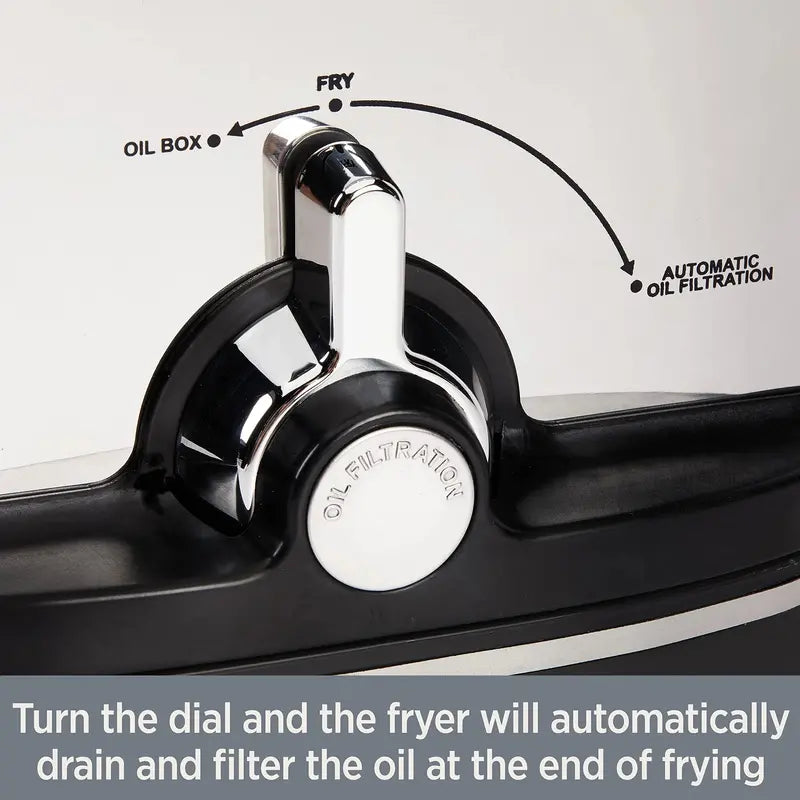 All-Clad Stainless Steel Deep Fryer  Electric Immersion Fryer with Precise Temp Control