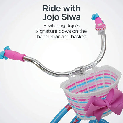 Nickelodeon JoJo Siwa Girls’ Cruiser Bike  20-Inch Light Blue & Pink Design