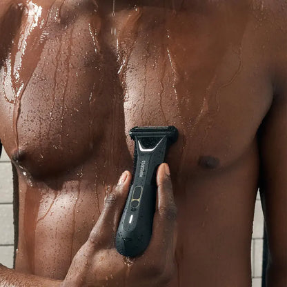 MANSCAPED The 5.0 Ultra Precision Groin & Body Trimmer with Ceramic Blades and Ergonomic Grip