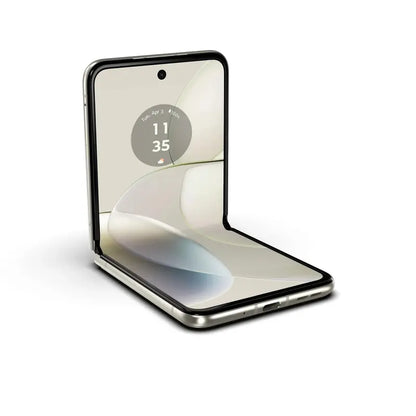 Motorola razr (2023) Unlocked Foldable Smartphone  Vanilla Cream, 8GB RAM / 128GB Storage, 32MP Camera
