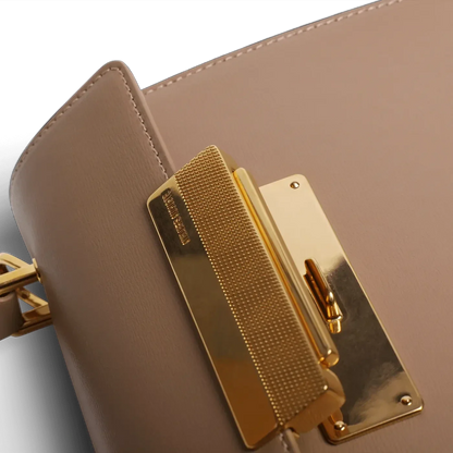 Mini Capucine - Cuir Box Taupe