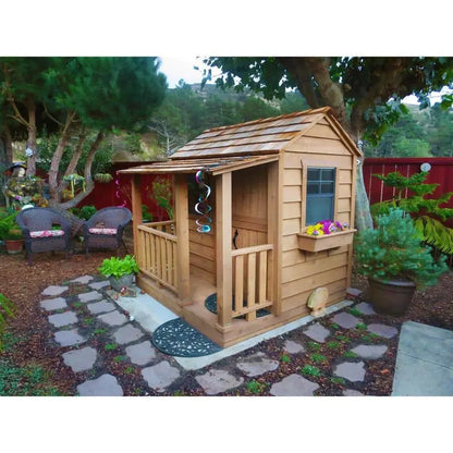 Little Squirt Cedar Backyard Playhouse by Outdoor Living Today  6-Foot Wooden Play Structure