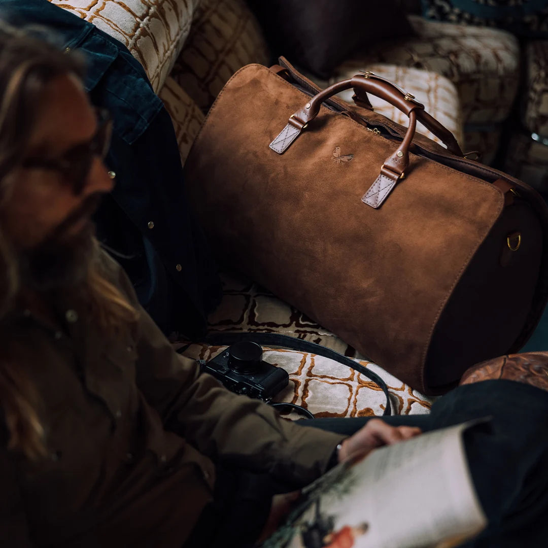 Suede S.C Holdall - Tobacco Brown